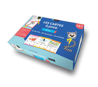 Ref. 3133091241186, Les cartes à pince - lecture - CE1 - 2020, marque NATHAN