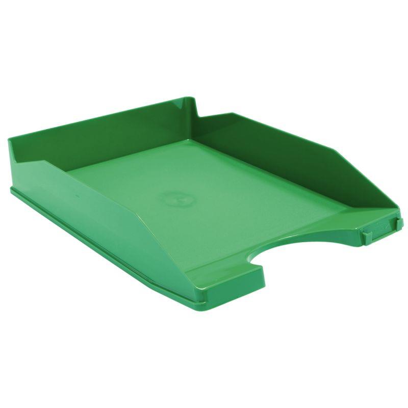 Image de  Corbeille à courrier opaque vert 