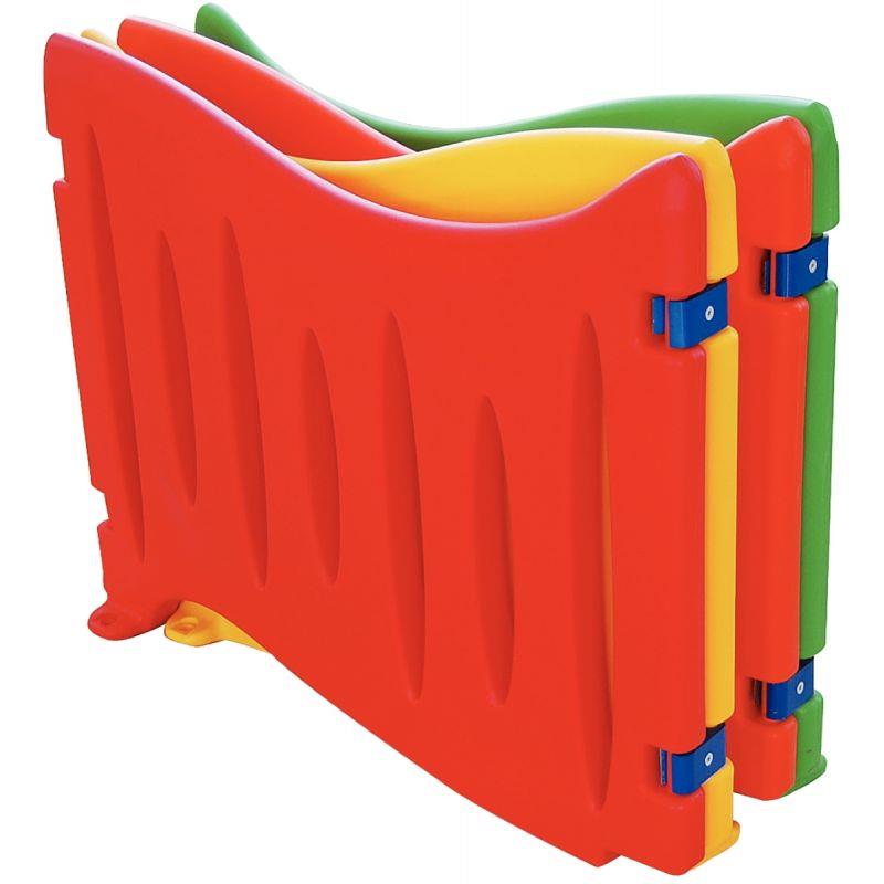 Image de  Lot de 4 barrières en plastique 120x92cm 