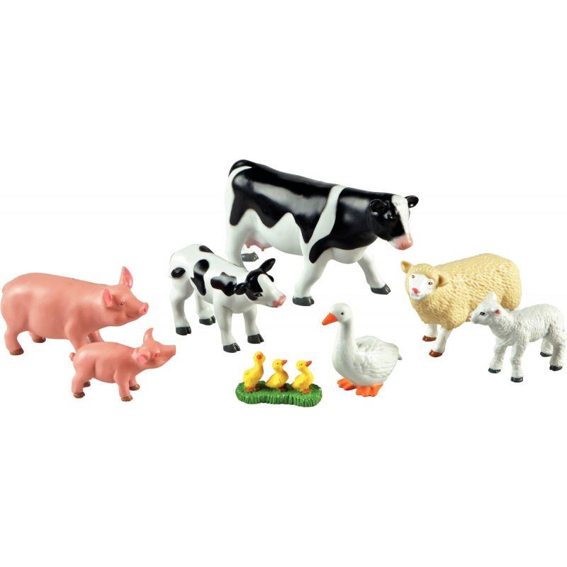 Image de  Lot de 8 Jumbo animaux de la ferme, mamans et bébés 