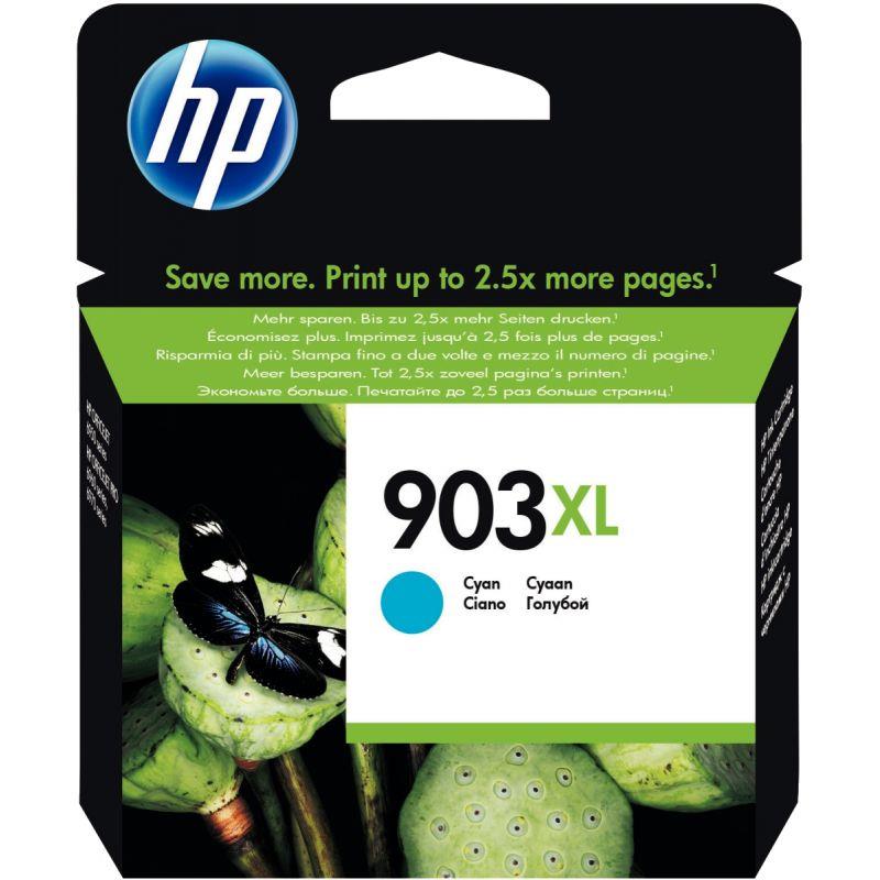 Image de  HP 903XL cartouche d''encre cyan grande capacité authentique (T6M03AE) 