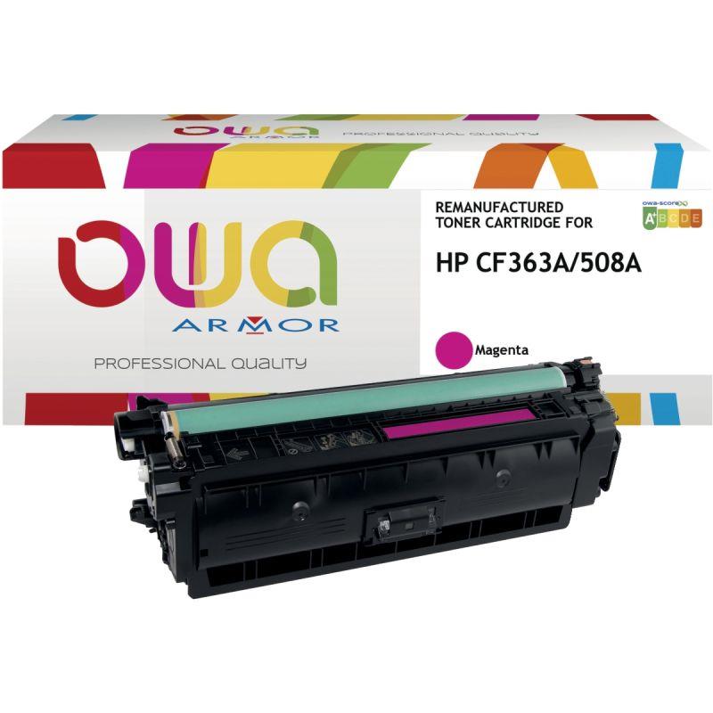 Ref. 33352, Toner laser compatible à la marque HP CF363A  magenta, marque ARMOR