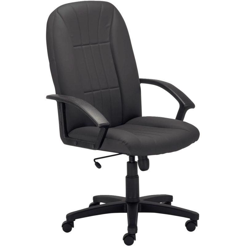 Image de  Fauteuil Mefisto simili cuir noir 