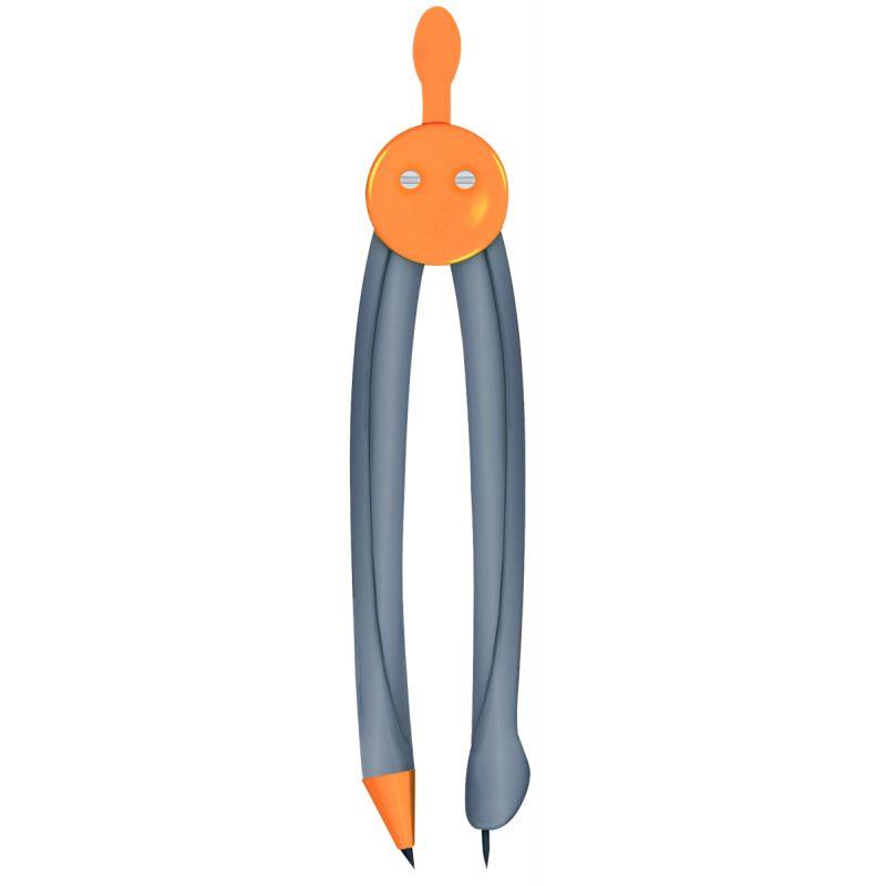 Image de  Compas scolaire en plastique à mine 2mm 