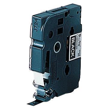 Image de  Recharge de ruban BROTHER TZE   blanc et noir  9 mm 