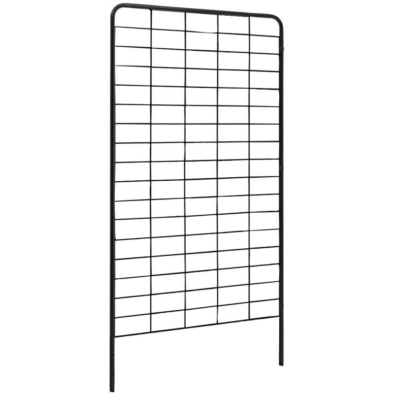 Image de  Grille d''exposition noire 100x200cm 