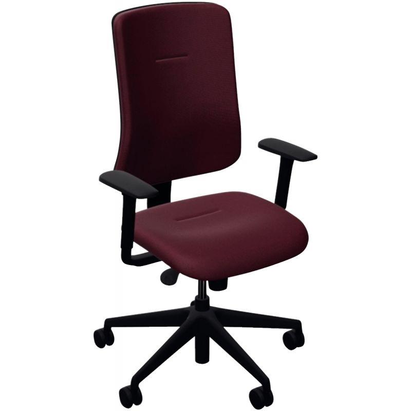 Image de  Fauteuil Early Tissu bordeaux 