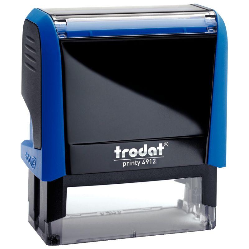 Image de  Timbre X-Print avec formule commerciale à encrage automatique DUPLICATA encré coloris bleu 
