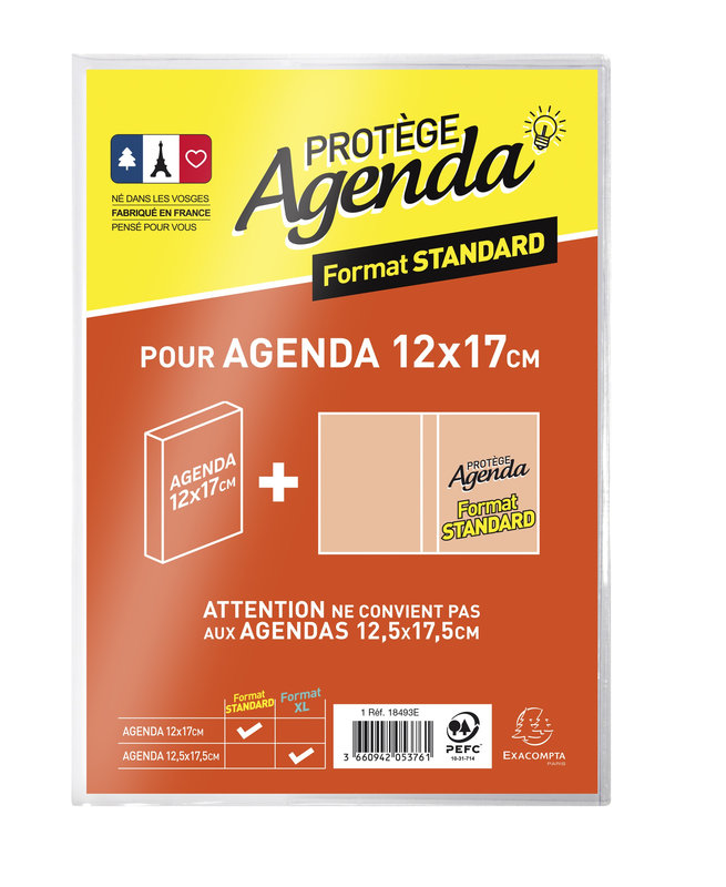Image de  Protège agenda 12x17 