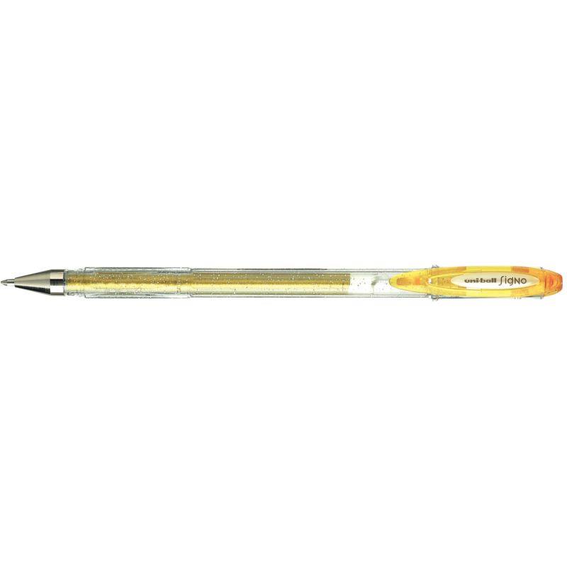 Image de  Stylo bille Signo pailleté or 