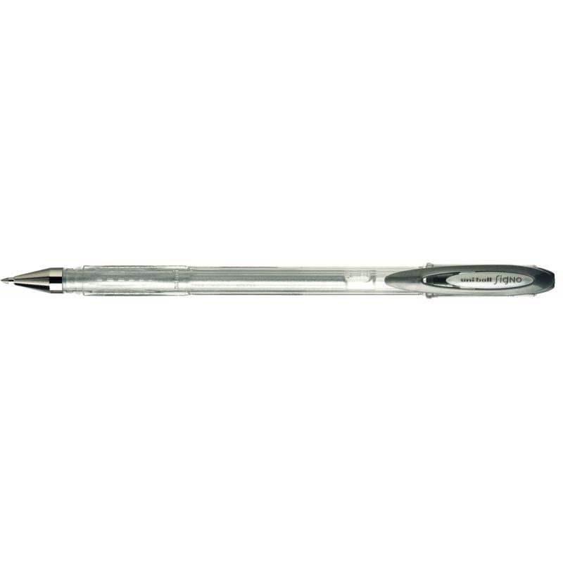 Ref. 43582, Roller Signo argent métallisé 0,8mm, Or/Argent, marque UNIBALL