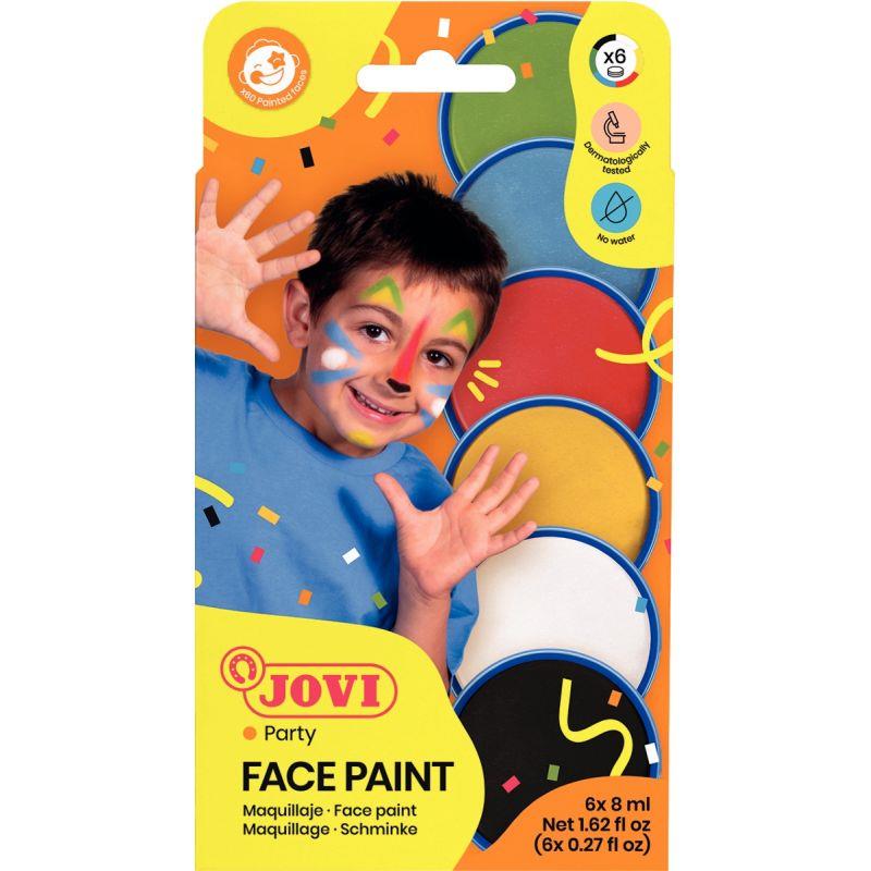 Image de  Boite de 6 galets maquillage crème 