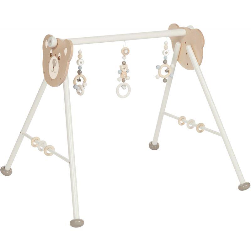 Image de  Portique d''activités ourson en bois 