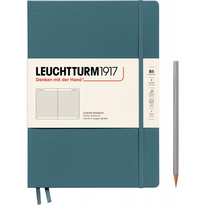 Image de  Carnet B5 ligné 219 Pages coloris stone blue 