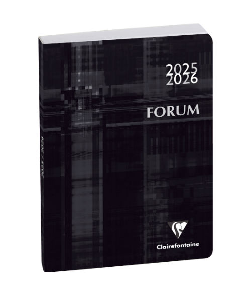Image de  Agenda journalier FORUM Métric noir 