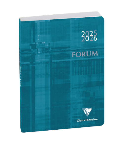 Image de  Agenda journalier FORUM Métric bleu canard 