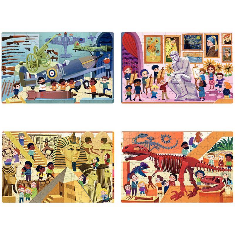 Image de  Coffret de 4 puzzles progressifs, les musées 