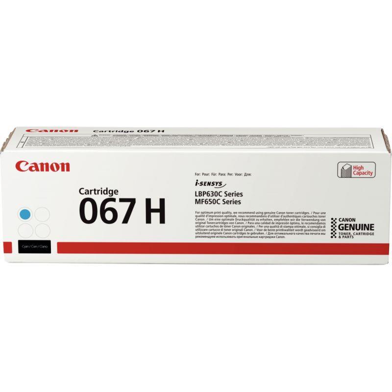 Image de  Canon 067H cartouche laser cyan haute capacité authentique 