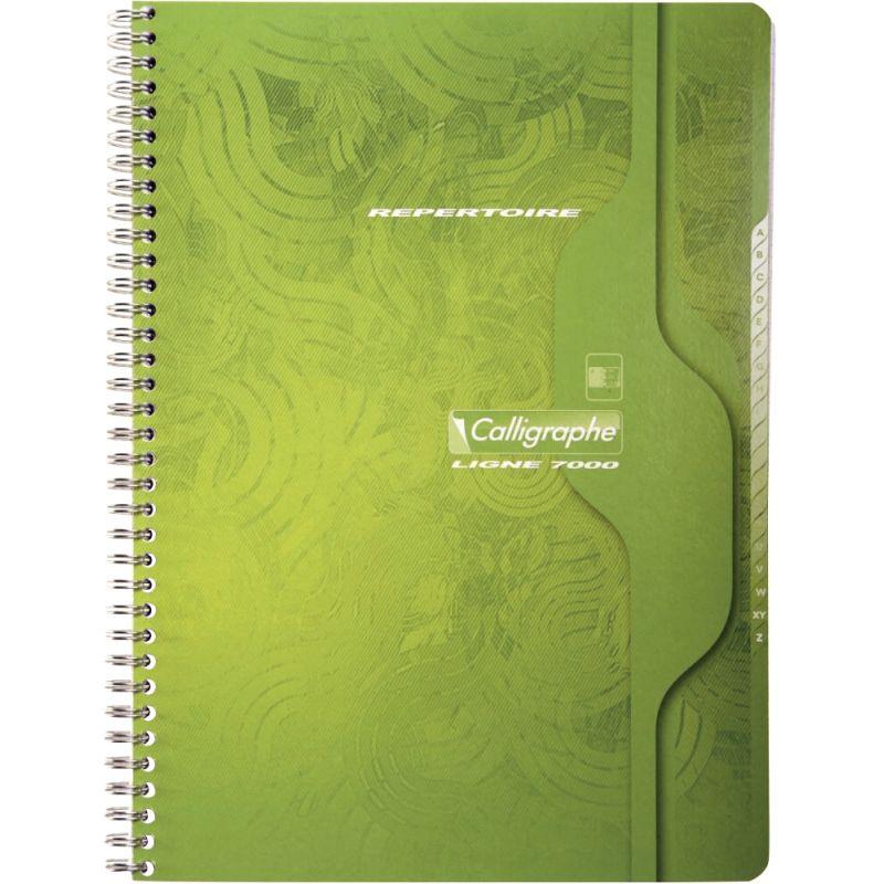 Image de  Répertoire à reliure intégrale 180 pages, format A4, quadrillé 5x5, papier 70g 