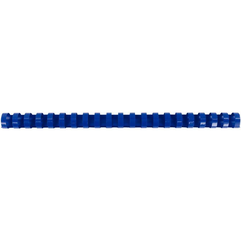 Image de  Boîte de 100 reliures plastiques couleur Ø 19mm bleu 