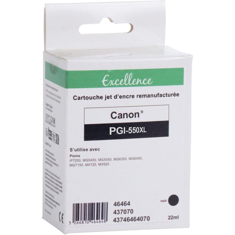 Image de  Excellence cartouche jet d''encre noire haute capacité compatible Canon 550XL (PGI550BK XL) 
