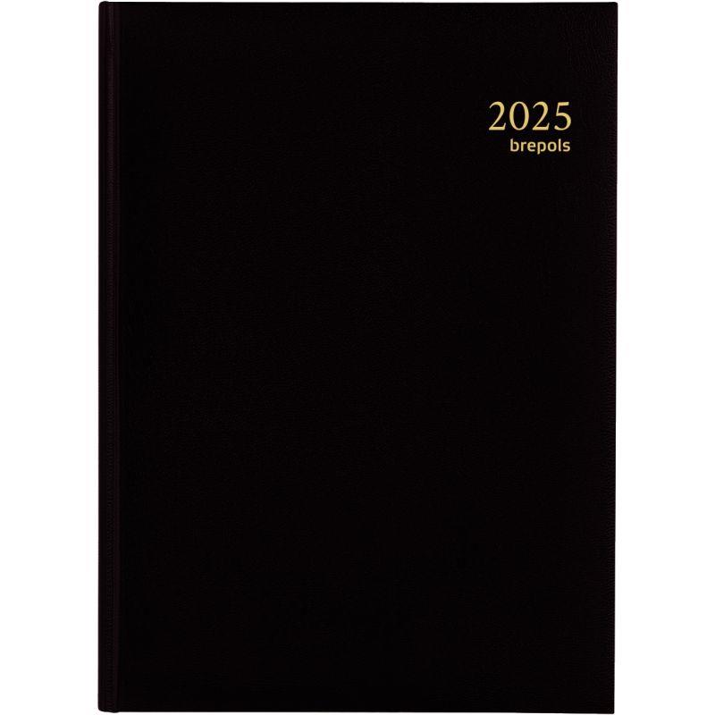 Image de  Agenda journalier euro 14,8x21cm noir 