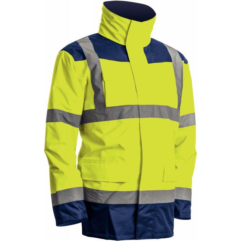 Image de  Parka haute visibilité 3 en 1 jaune taille S 