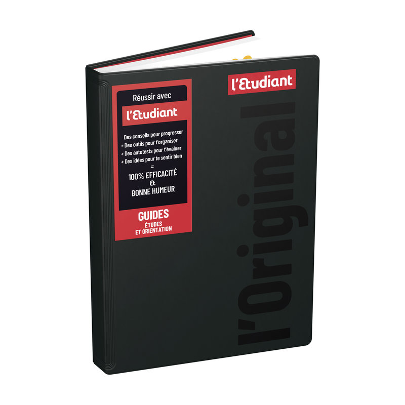 Image de  Agenda L''étudiant gomme 15x20cm noir 