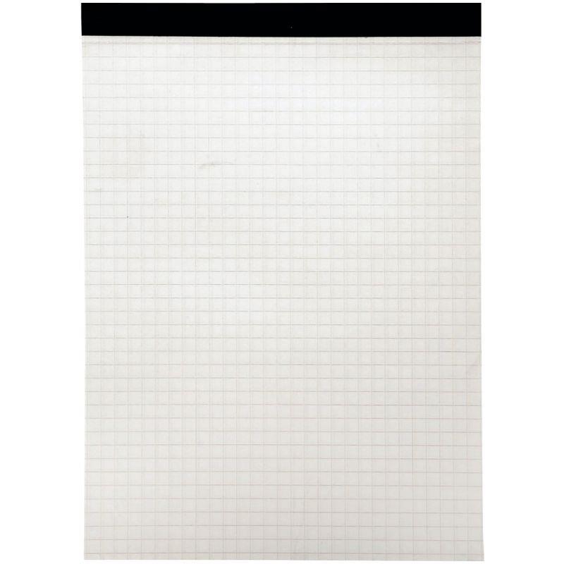 Image de  Bloc de bureau sans couverture format A5, quadrillé 5x5, papier 60g 