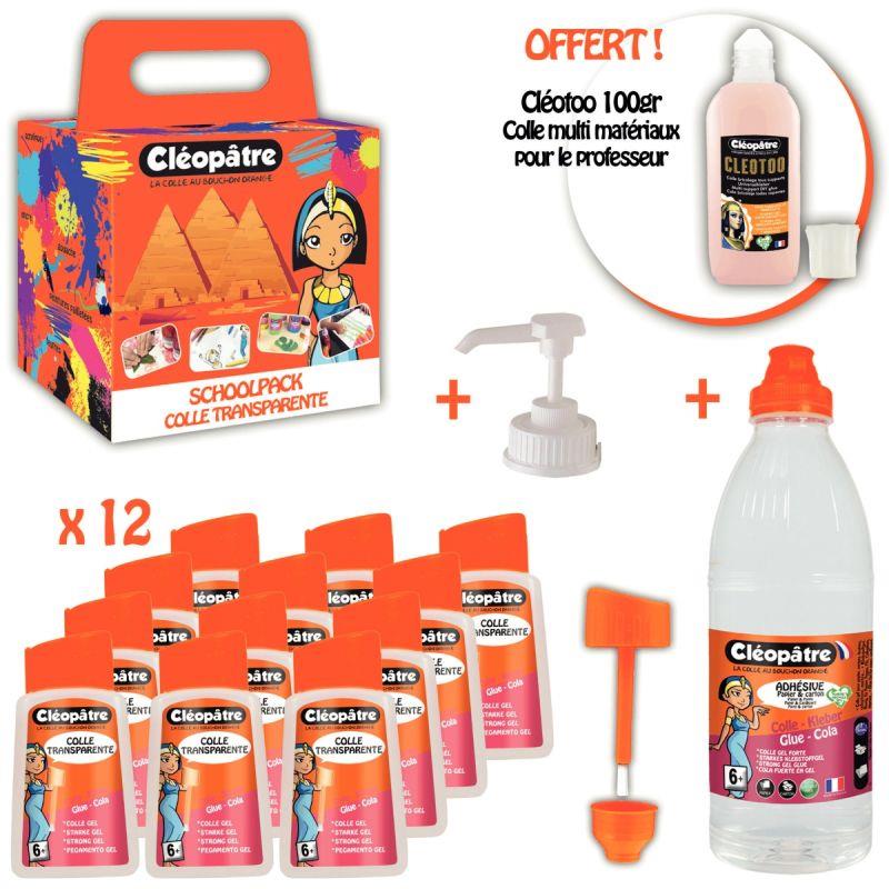 Image de  Valise de colle 12 flacons + 1 recharge + 1 pompe 