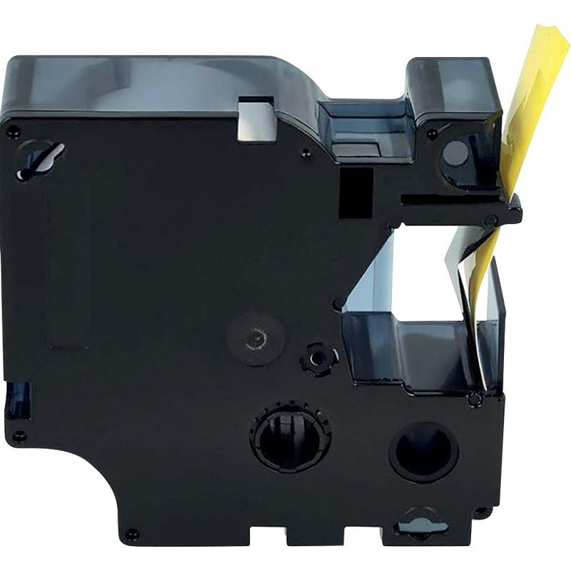 Ref. 48896, Recharge DYMO D1 noir sur jaune 19MM x 7M compatible, marque LAMA