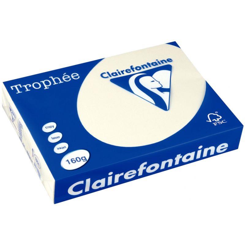 Image de  Paquet de 250 feuilles format A3 160g ivoire CLAIREFONTAINE 