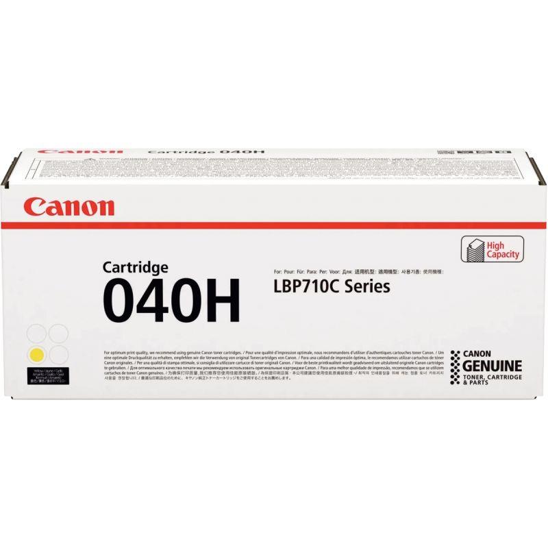 Image de  Canon 040H cartouche laser jaune haute capacité authentique 