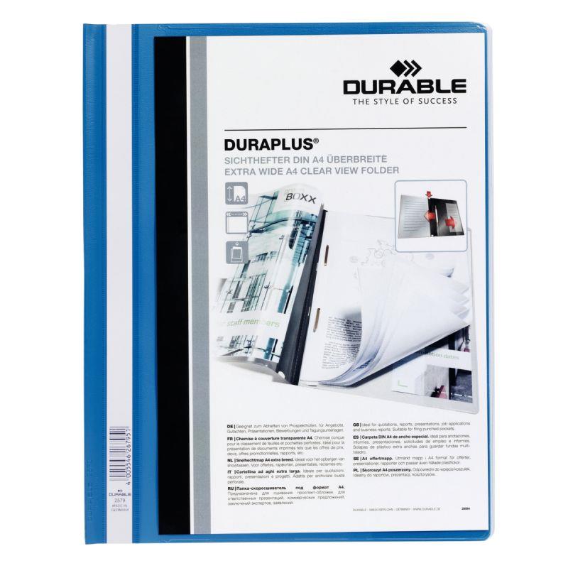 Image de  Chemise DURAPLUS personnalisable transparent/bleu 