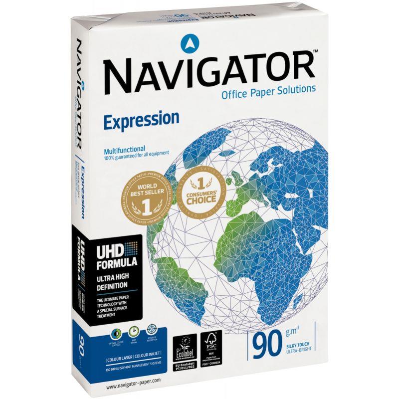 Image de  Ramette de 500 feuilles format A4 90g blanc NAVIGATOR 