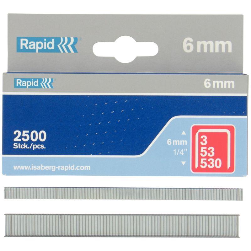 Image de  Boite de 2 500 agrafes Rapid 53/6 