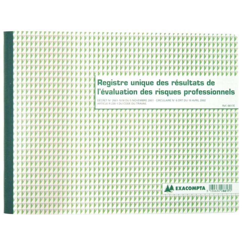 Image de  Registre unique des résultats de l''évaluation des risques professionnels 