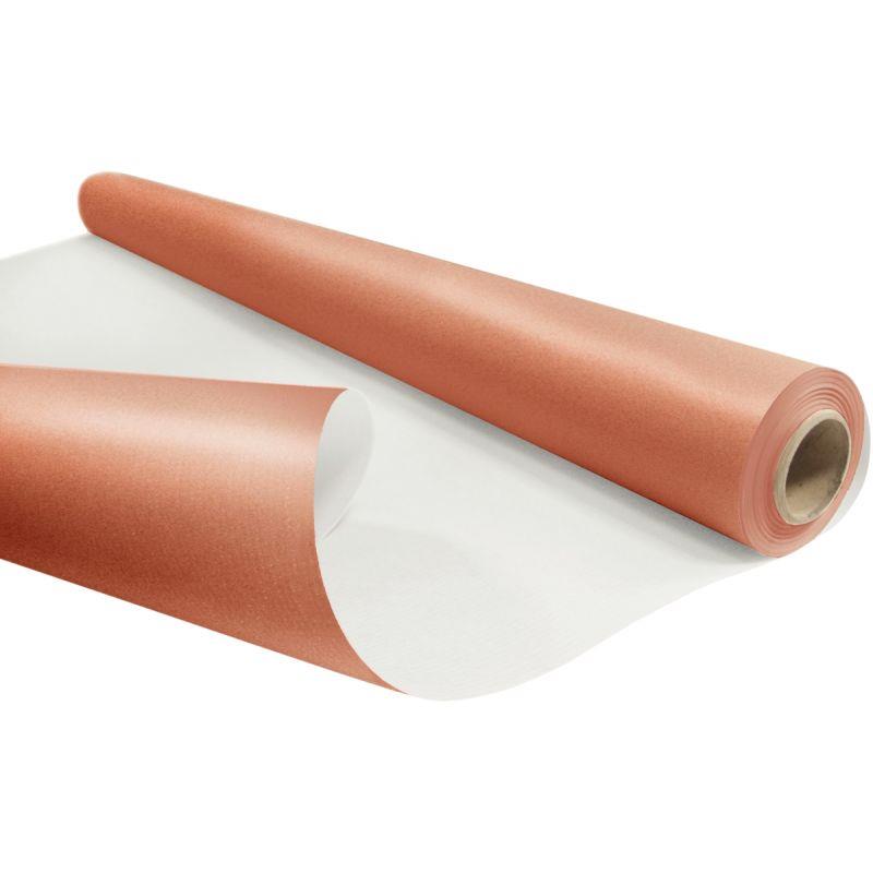 Image de  Rouleau papier cadeau kraft cuivre dimension 50m x 0,69m 