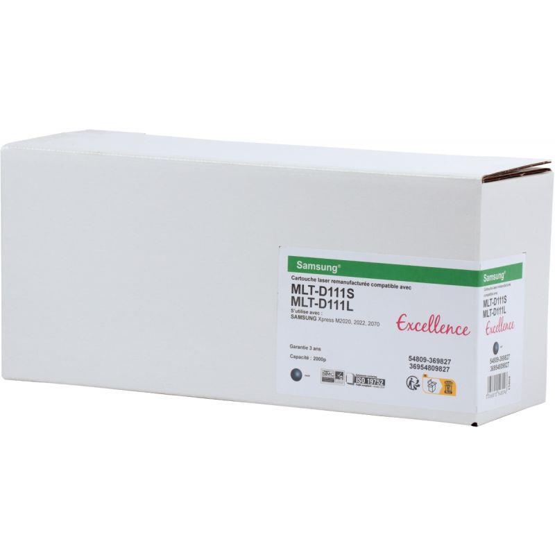 Image de Excellence cartouche laser noire compatible Samsung MLT-D111S / ELS (HP SU810A)