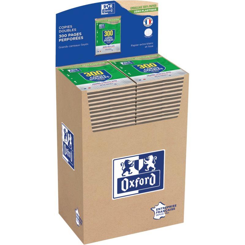 Image de  Présentoir 1/4 box OXFORD + 114 paquets de copies doubles 55262 