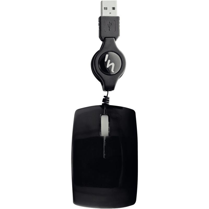 Image de  Mini souris T''NB filaire rétractable 