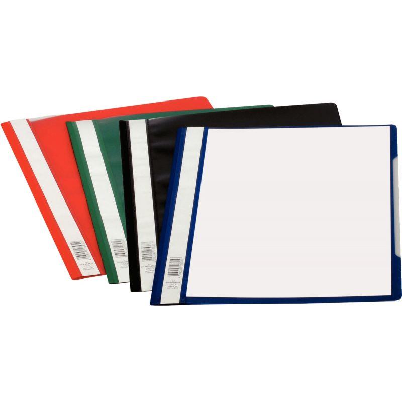 Image de  Paquet de 25 chemises à lamelle en polypropylène format A4 noir 