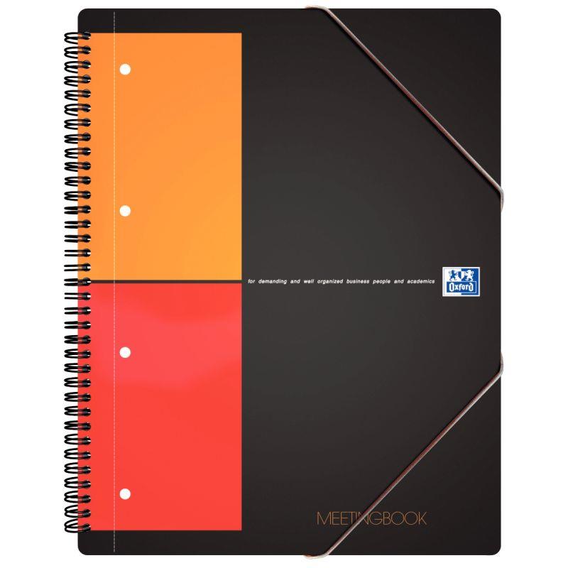 Image de  Reliure intégrale MEETINGBOOK format A4+ quadrillé 5x5, 160 pages perforées 