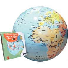 Image de  Globe gonflable pays/ville diamètre 42cm 