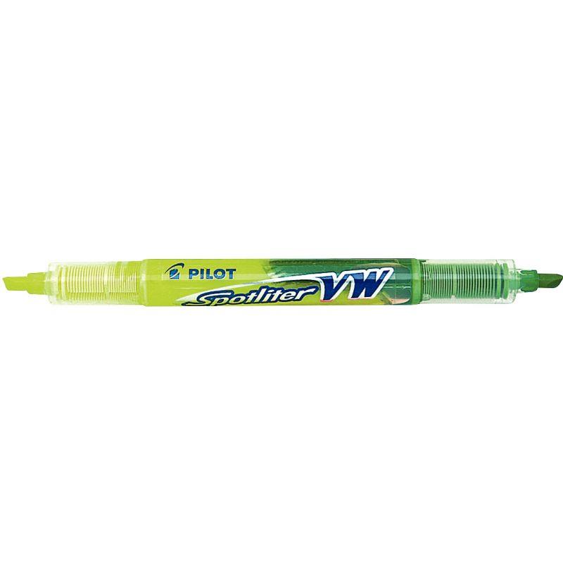 Image de  Surligneur Spotliter bi-pointe jaune et vert 