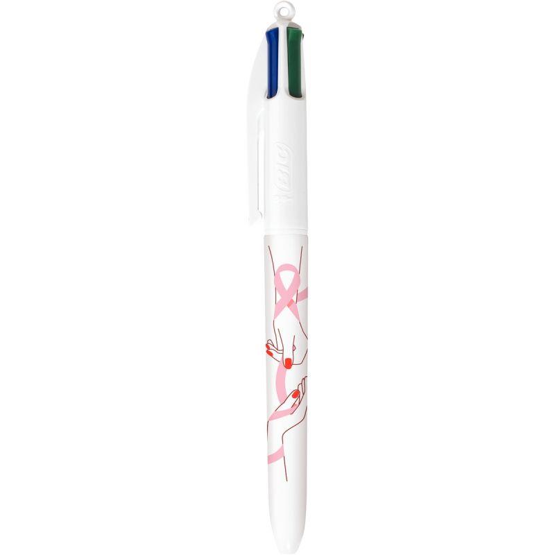 Image de  Stylo bille 4 couleurs Main Unies 