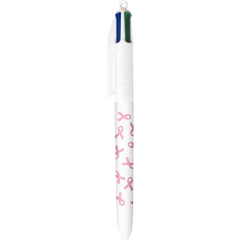 Image de  Stylo bille 4 couleurs Multi rubans 