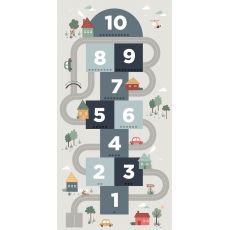 Image de  Tapis 150x100cm la marelle 