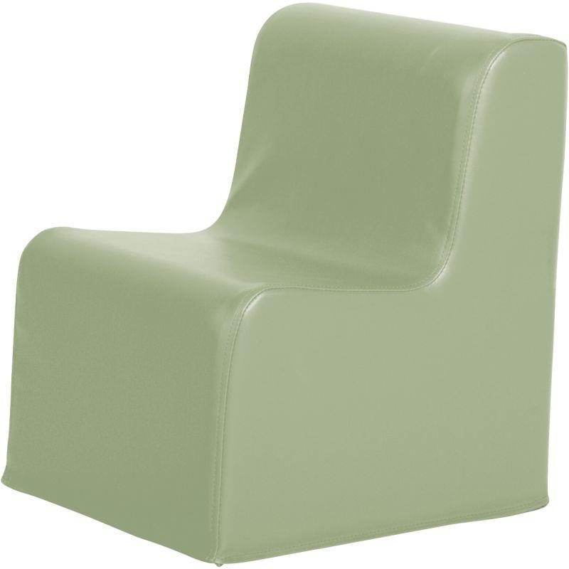 Image de  Chauffeuse simple en PVC 35x40x45cm menthe 