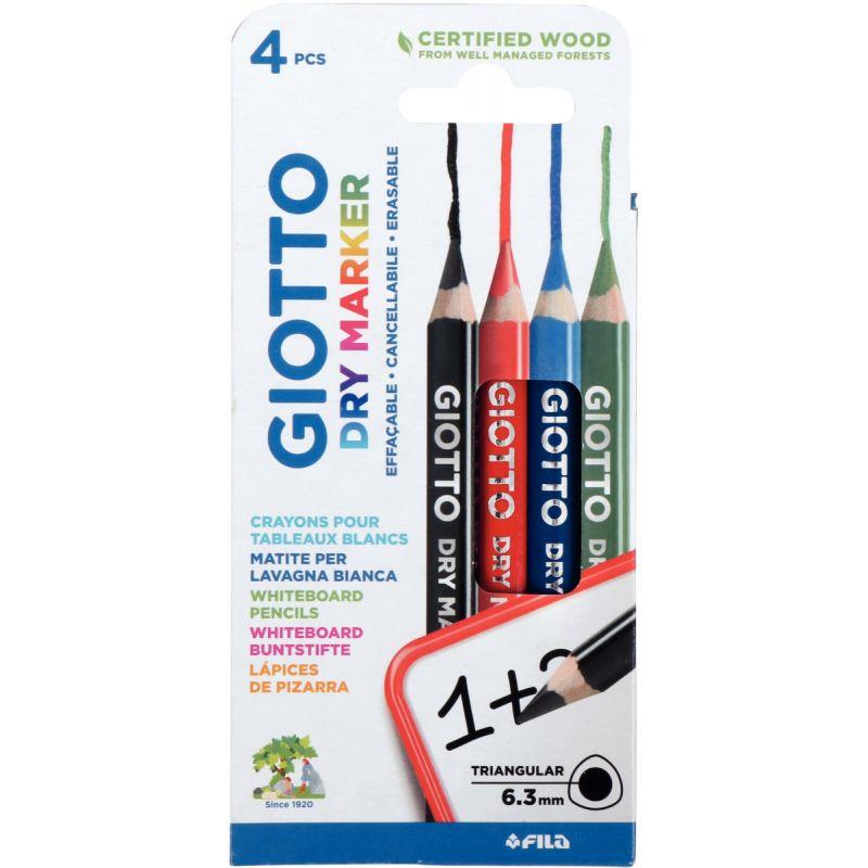 Image de  Blister de 4 crayons Dry Marker assortis 